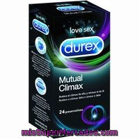 Preservativo Mutual Climax Durex, Caja 24 Unid.