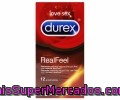Preservativo Sensación Contacto Natural Piel Con Piel Con Material Realfeel Durex 12 Unidades