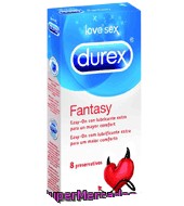 Preservativos Fantasy Durex 8 Ud.