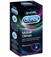 Preservativos Mutual Climax Durex 24 Ud.