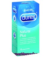 Preservativos Natural Plus Durex 12 Ud.