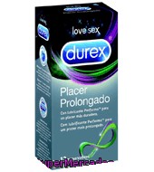 Preservativos Placer Prolongado Durex 12 Ud.