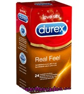 Preservativos Real Feel Sin Latex Durex 24 Ud.