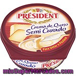President Crema De Queso Semicurado Tarrina 125 G