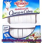 President Queso De Cabra En Medallones 200 Gr