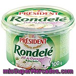 President Rondelé Crema De Queso Para Untar Con A Las Finas Hierbas Envase 100 G