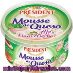 President Rondelé Mousse De Queso Ajo Y Finas Hierbas Envase 100 G