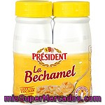 President Salsa Bechamel Fresca Pack 2 Envases 100 Ml