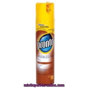 Pronto Limpiador Para Muebles 5 En 1 Spray 300 Ml