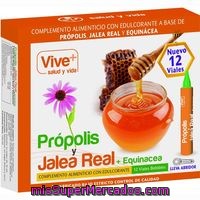 Propolis-jalea Real En Ampollas Vive+, Caja 12 Unid.