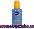 Protector Solar En Spray Activador Del Bronceado Y Resistente Al Agua Con Factor Protección 50 (alta) Nivea 200 Mililitros