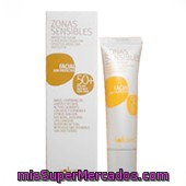 Protector Solar Facial Zonas Sensibles F50+ (crema), Solcare, Tubo 30 Cc