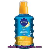 Protector Solar Protege&rrefresca Fp30 Nivea, Spray 200 Ml