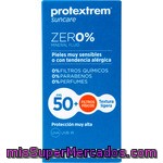 Protextrem Suncare Zer0% Mineral Fluid Spf 50+ Para Pieles Sensibles O Con Tendencia Alérgica Tubo 50 Ml
