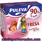 Puleva Batido De Fresa Pack 6 Envases 200 Ml