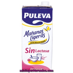 Puleva Leche Sin Lactosa Desnatada Brik 1 Lt