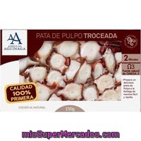 Pulpo Cocido Troceado Angulas Aguinaga, Bandeja 200 G