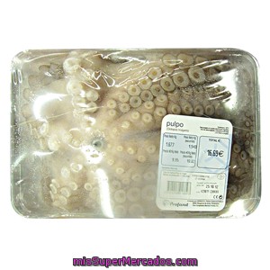 Pulpo Congelado Crudo Grande ***sujeto A Disponibilidad***, Profand, U 1 Kg  Aprox.(peso Aproximado De La Unidad 1000 Gr)