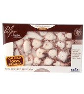 Pulpo Troceado Carrefour Bandeja De 250 G.