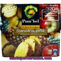Puré De Manzana-piña Pom`bel, Pack 4x100 G