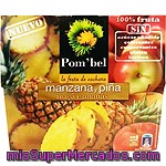 Puré De Manzana-piña, Sin: Azúcar Añadido, Colorantes, Conservantes, Gluten Ni Lactosa Pom`bel Pack 4 Unidades De 100 Gramos