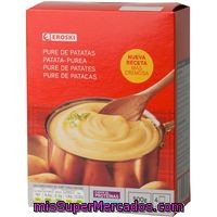 Puré De Patatas Eroski, Pack 4x125 G