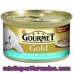 Purina Gourmet Gold Comida Gato Soufflé Pescado Del Océano Lata 85g