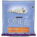 Purina One Adult Especial Pelaje Y Bolas De Pelo Con Pollo Y Cereales Integrales Bolsa 1,5 Kg