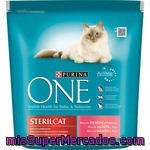 Purina One Alimento Para Gatos Esterilizados Rico En Salmón Bolsa 800 Gr