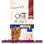 Purina One Alimento Para Perros Mini Rico En Buey Con Arroz Bolsa 1.5 Kg