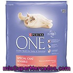 Purina One Digestion Sensible Limento Especial Para Gatos Con Pavo Y Arroz Bolsa 1,5 Kg