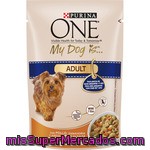 Purina One My Dog Is Adult Alimento Para Perro De Raza Mini Con Pollo Y Verduras Bolsa 100 G