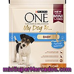 Purina One My Dog Is Baby Alimento Para Cachorros De Raza Pequeña Rico En Pollo Y Arroz Paquete 800 G