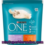 Purina One Sensitive Alimento Para Gatos Con Pavo Y Arroz Bolsa 800 Gr