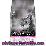 Purina Pro Plan Delicate Optirenal Delicate Alimento Para Gato Con Digestión Sensible Para Favorecer La Salud Renal Con Pavo Bolsa 1,5 Kg