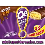 Qe Caña Sabor Choco Crema 3 Uds 240 G