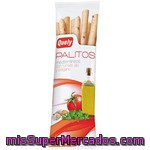 Quely Palitos Mediterráneos Con Tomate Ajo Y Orégano Bolsa 50 G