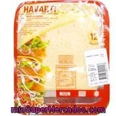 Queso Barra Lonchas Havarti, Hacendado, Paquete 12 U - 300 G Aprox(peso Aproximado De La Unidad 300 Gr)