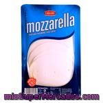 Queso Barra Lonchas Mozarella, Hacendado, Paquete 200 G