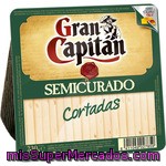 Queso Cortado Semicurado Gran Capitán, Cuña 230 G