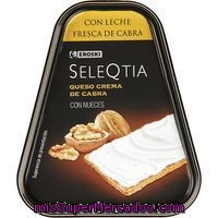 Queso Crema De Cabra Con Nueces Eroski Seleqtia, Tarrina 150 G