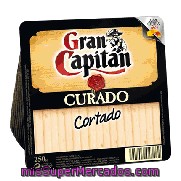 Queso Curado Cortado Cuña 210 G.