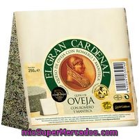 Queso Curado De Oveja Al Romero Gran Cardenal, Cuña 250 G