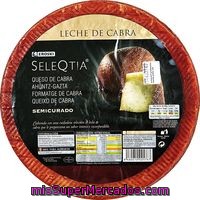 Queso De Cabra Semicurado Eroski Seleqtia, Al Corte 0,40 Kg