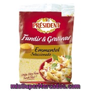 Queso Emmental Para Fundir Y Gratinar President 90 G.