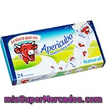 Queso En Dados Apericubo Natural La Vaca Que Rie Caja 24 Unidades 125 Gramos