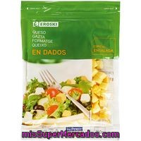 Queso En Dados Para Ensalada Eroski, Bolsa 150 G