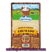 Queso En Lonchas Ahumado Central Lechera Asturiana 180 G.