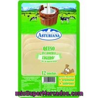 Queso En Lonchas Ligero Central Lechera Asturiana 180 G.