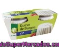 Queso Fresco De Burgos (queso Blanco Pasterizado Semigraso) Producto Económico Alcampo 2 Unidades De 250 Gramos